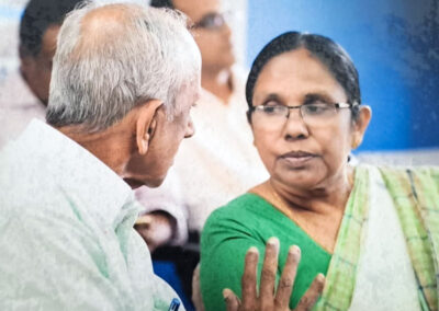 K. K. Shailaja at the Dementia Awareness Campaign